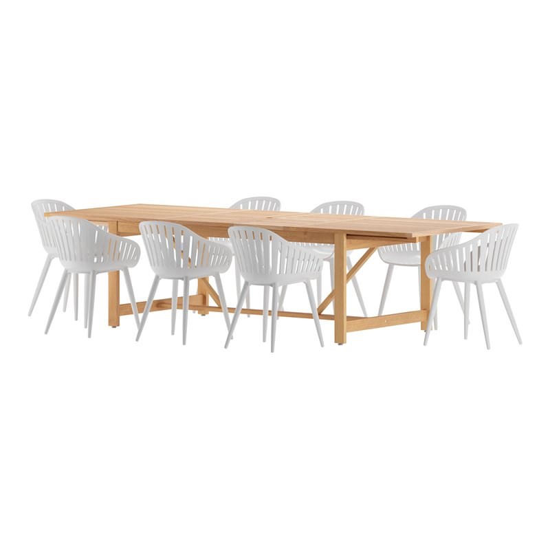 International Home Miami Corp Amazonia 9Piece Patio Dining Set in