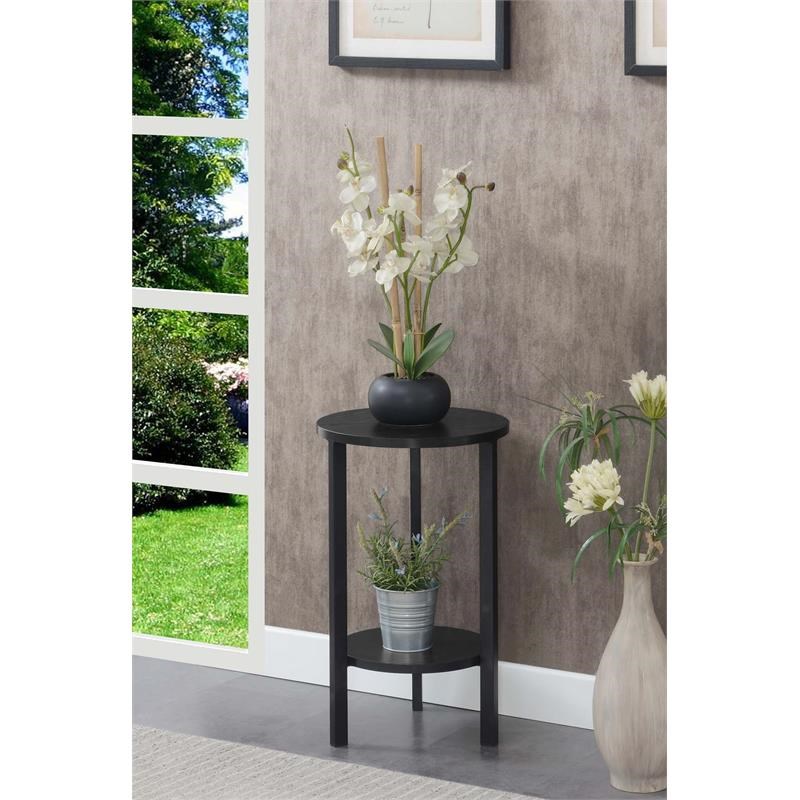 convenience concepts graystone 24inch plant stand in