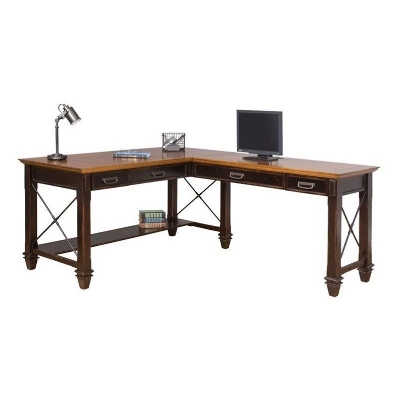 Martin Furniture Hartford 60" LShaped Desk with Right Return Homesquare