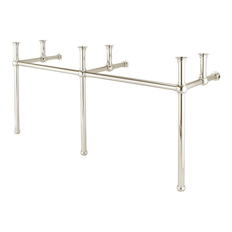 water-creation-embassy-72-double-brass-wash-stand-polished-nickel-homesquare