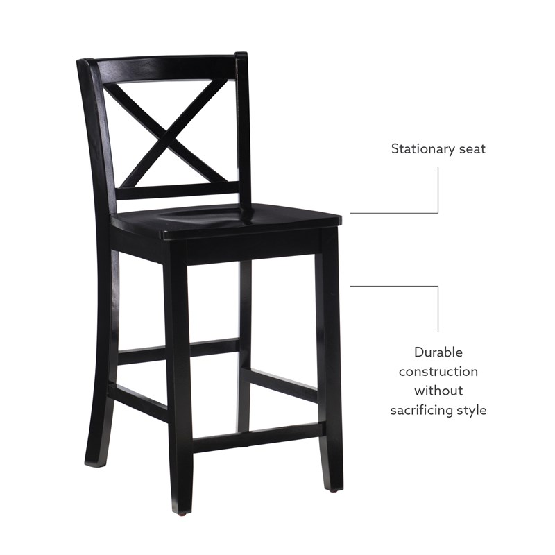 carey 24 counter stool white