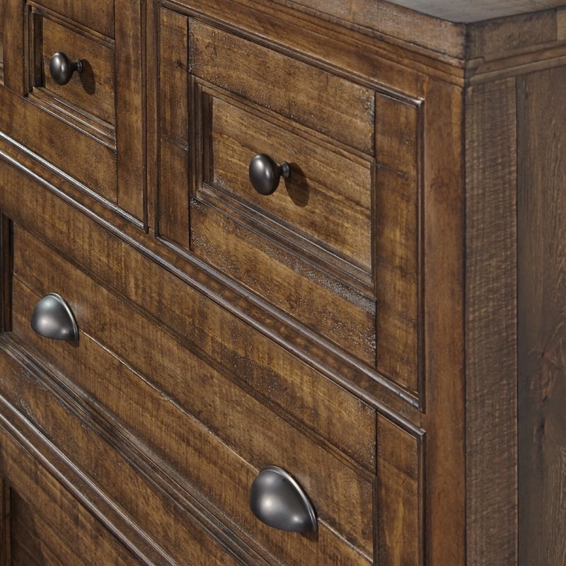 Magnussen Bay Creek Relaxed Traditional Toasted Nutmeg 7 Drawer Dresser