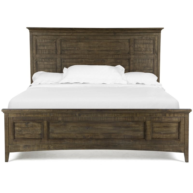 Magnussen Bay Creek Relaxed Traditional Toasted Nutmeg King Panel Bed