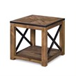 Magnussen Penderton Wood Rectangular End Table in Sienna