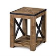 Magnussen Penderton Wood Chairside End Table in Sienna