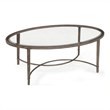 Magnussen Copia Cocktail Table in Antique Silver with Gold Tint