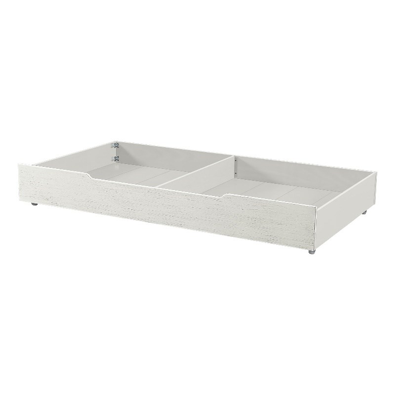 Westwood Design Olivia Traditional Wood Trundle in Brushed White ...