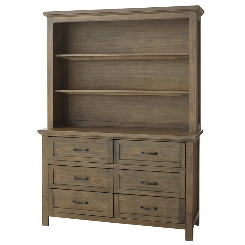 Westwood Design Westfield Traditional 6 Drawer Dresser in Harvest Brown