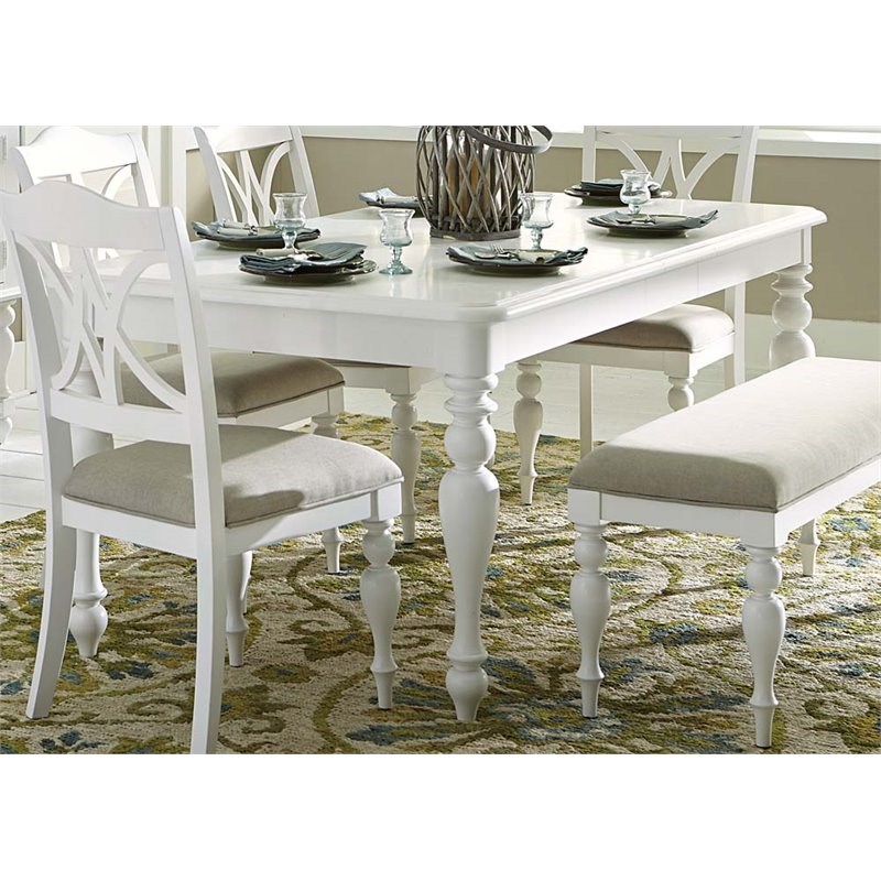 Liberty Furniture Summer House I Dining Table in Oyster White