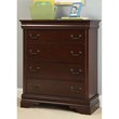 Carriage Court Cherry 5 Drawer Chest