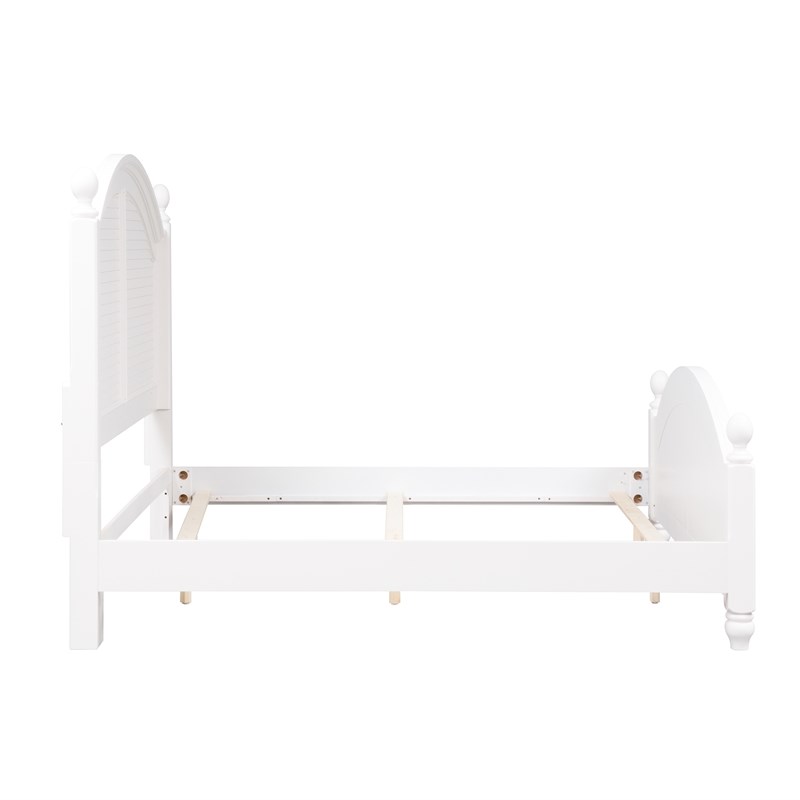 Summer House I White Queen Poster Bed