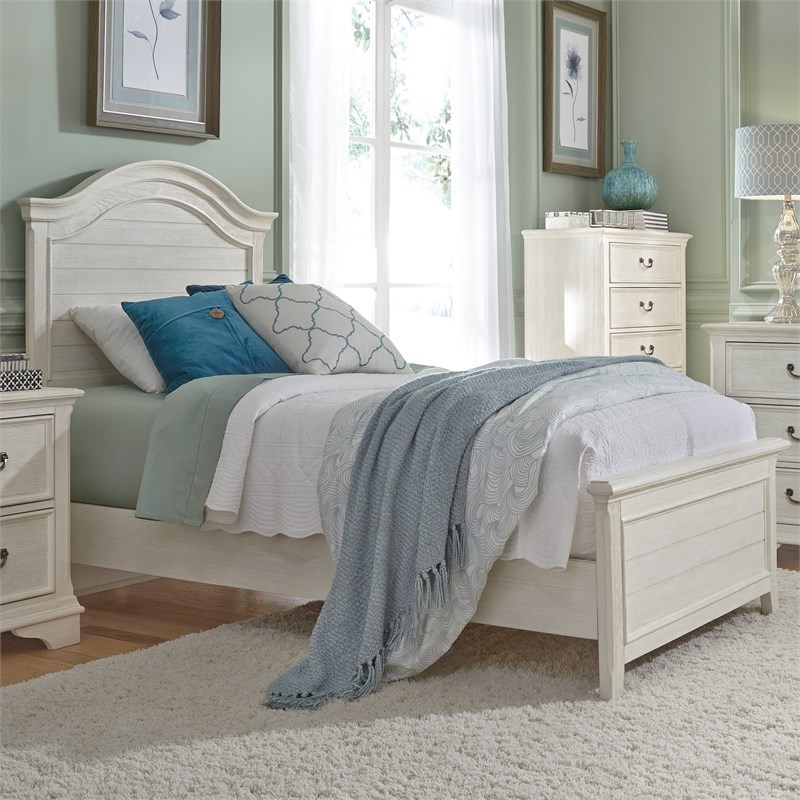 Bedroom Set Full Panel Bed with 7 Drawer Dresser Chest and Nightstand