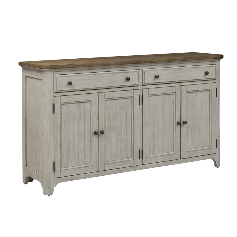 liberty furniture farmhouse reimagined server 652sr6838