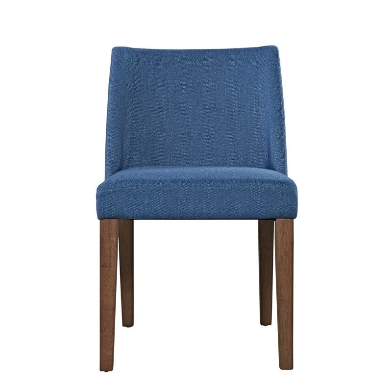 Space Savers Medium Brown Nido Chair - Blue  (RTA)-Set of 2
