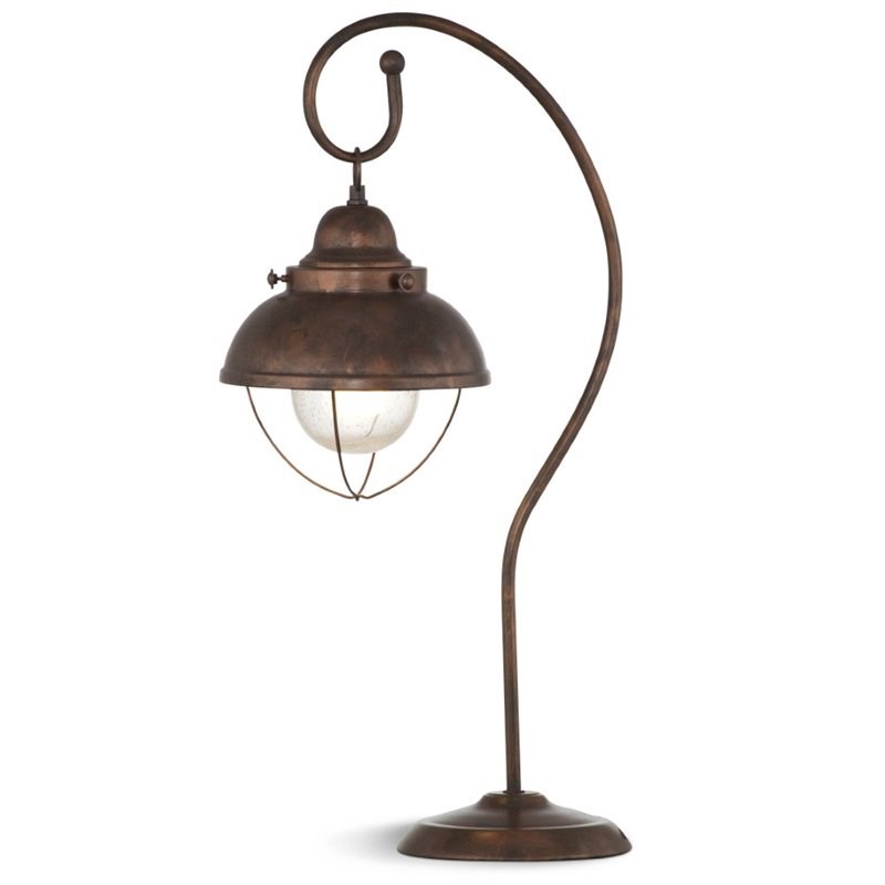 Bassett Mirror Alleghany Metal Table Lamp in Copper