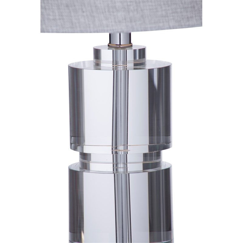 Bethany Crystal Table Lamp in Clear