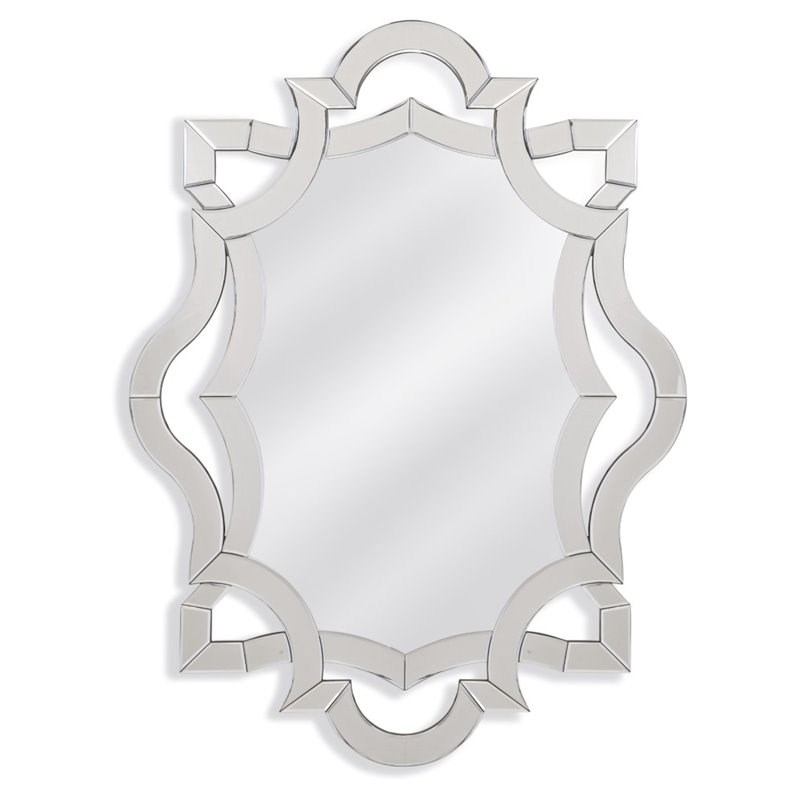 Bassett Mirror Genoa Wall Mirror in Clear