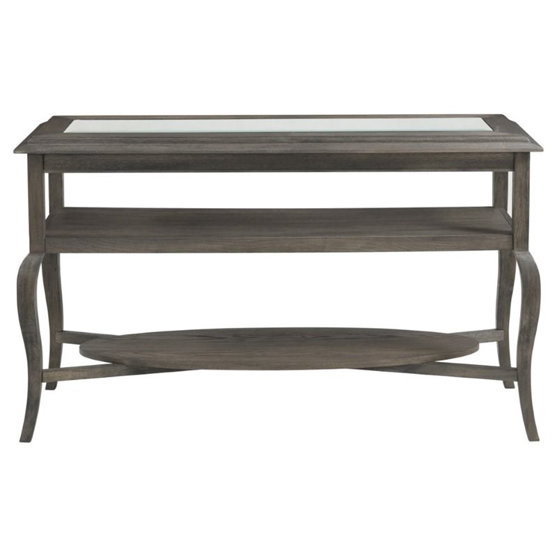 Raiden Wood Console Table in Coffee Bean