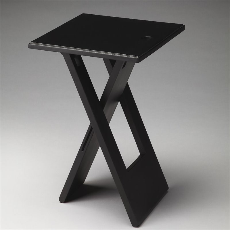 Butler Specialty Loft Hammond Folding End Table in Black