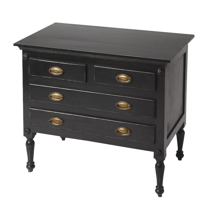 Butler Specialty Masterpiece 4 Drawer Easterbrook Chest in Black