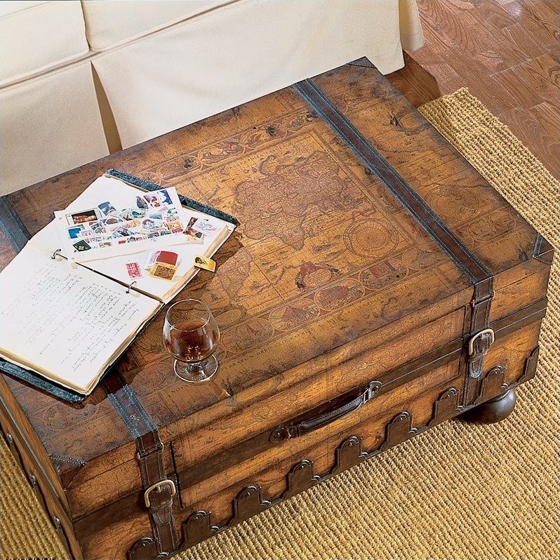 Butler Specialty Heritage Wood Trunk Coffee Table