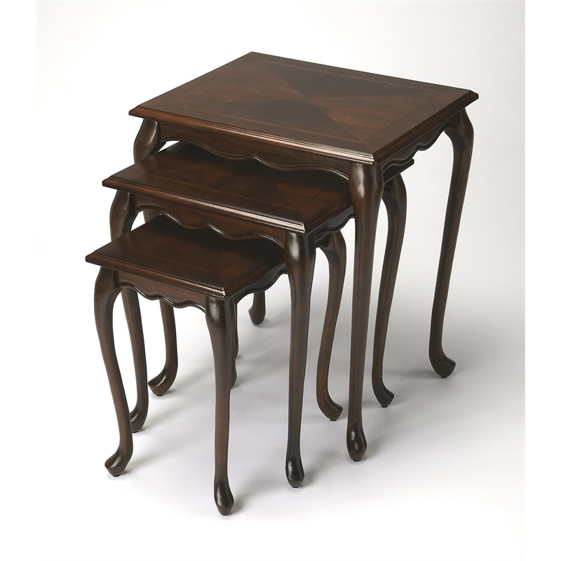 Butler Specialty Nest Of Tables in Cherry Finish
