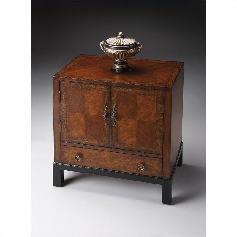 Butler Specialty Traditional Accent Chest in Cherry & Burl