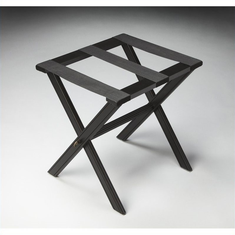 Butler Specialty Masterpiece Luggage Rack in Black Licorice
