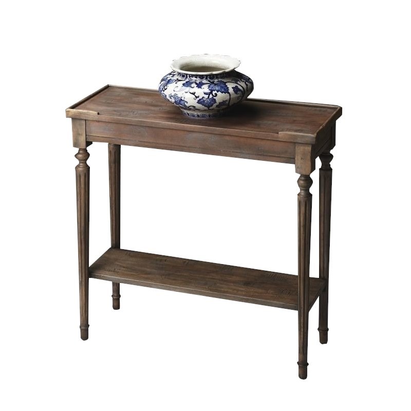 Butler Specialty Masterpiece Transitional Console Table in Dusty Trail