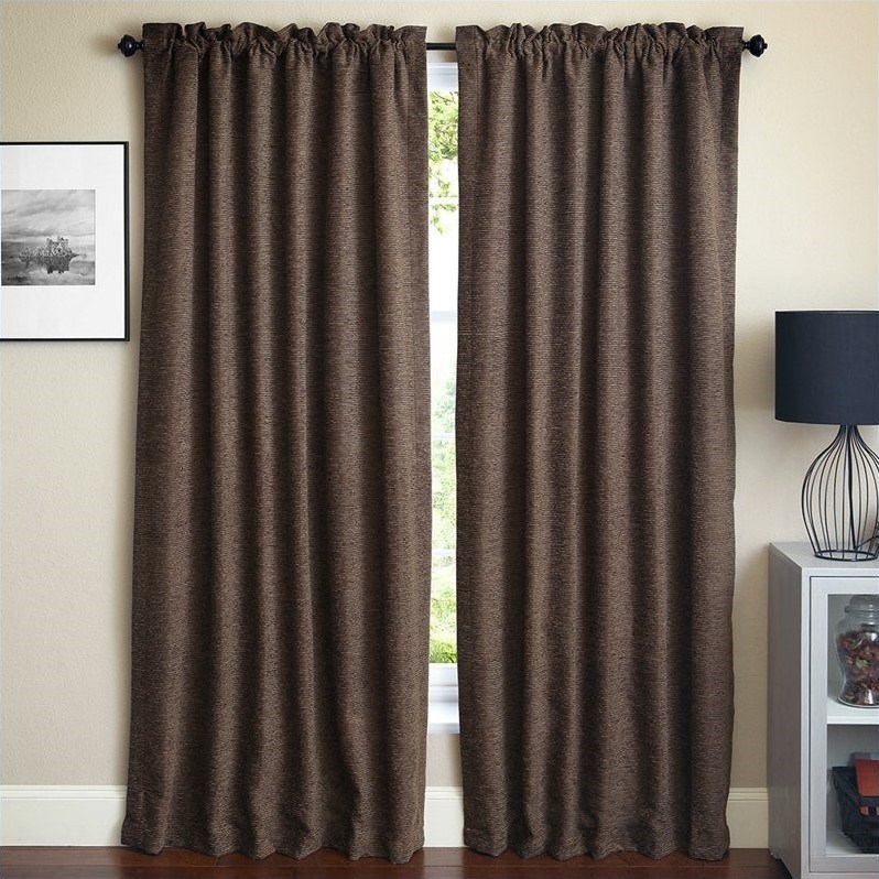 Blazing Needles 84 inch Curtain Panels in Vermont (Set of 2)