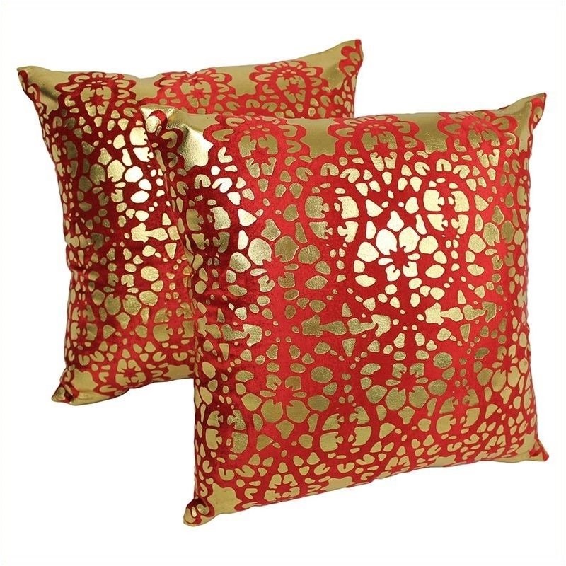 blazing needles throw pillows