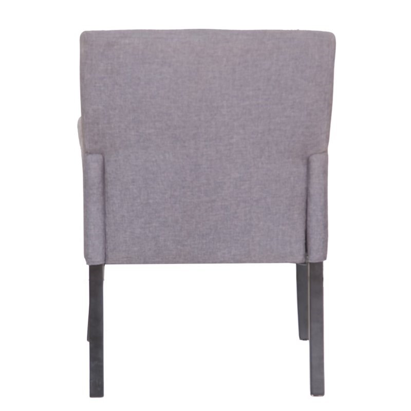 Boss Taylor Button-tufted Accent Chair in Slate Gray