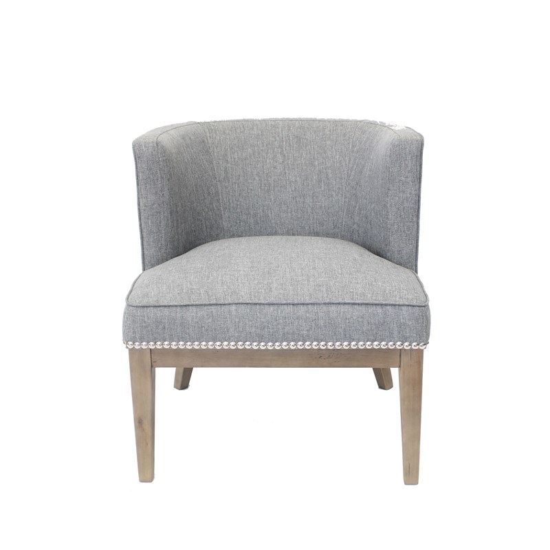 Boss Office Ava Accent Chair in Medium Grey
