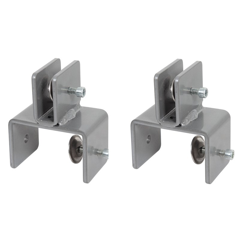 Boss Office Protective Privacy Panel Adjustable Mounting N Clamps (Pack of 2)