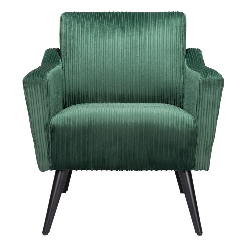 ZUO Bastille Modern Accent Chair in Green