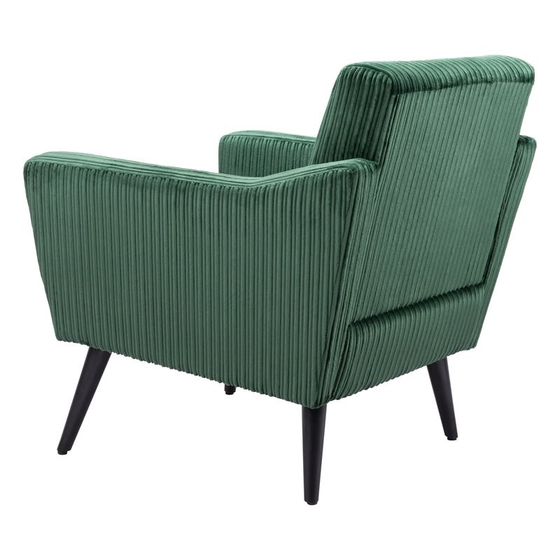 ZUO Bastille Modern Accent Chair in Green