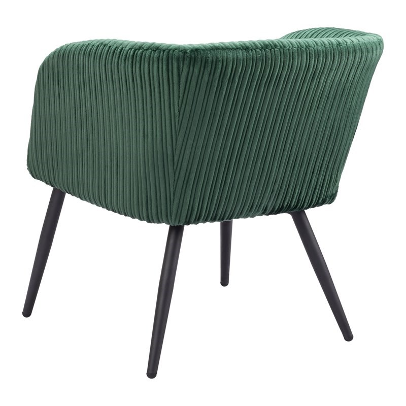 ZUO Papillion Modern Accent Chair in Green