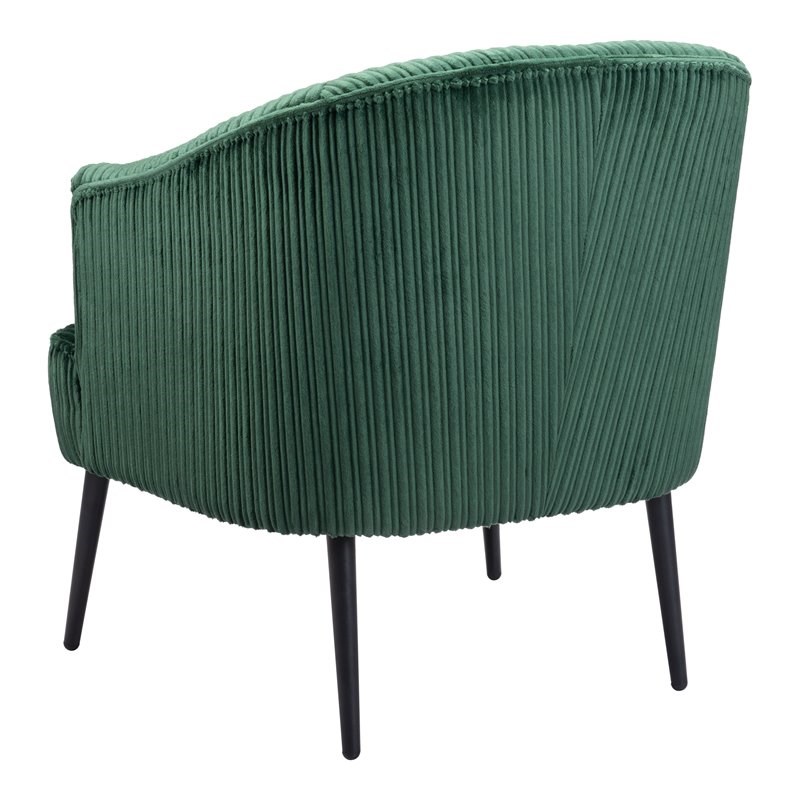 ZUO Ranier Modern Accent Chair in Green