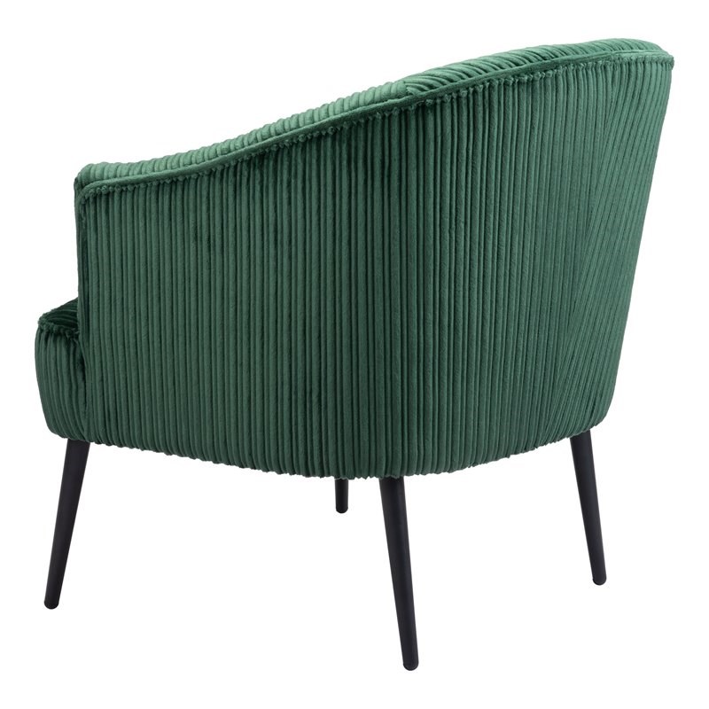 ZUO Ranier Modern Accent Chair in Green