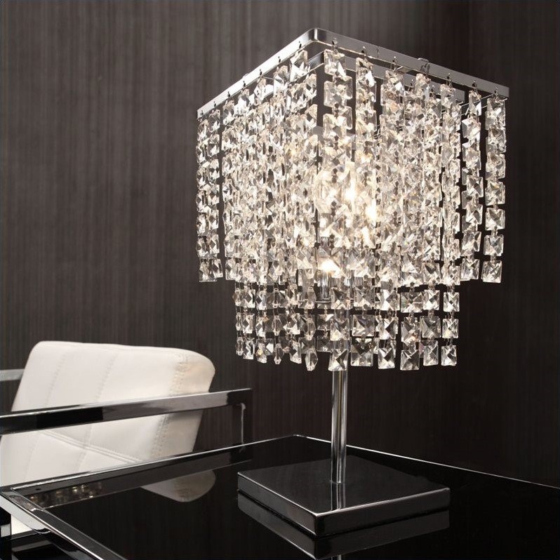 Zuo Falling Stars Table Lamp in Chrome