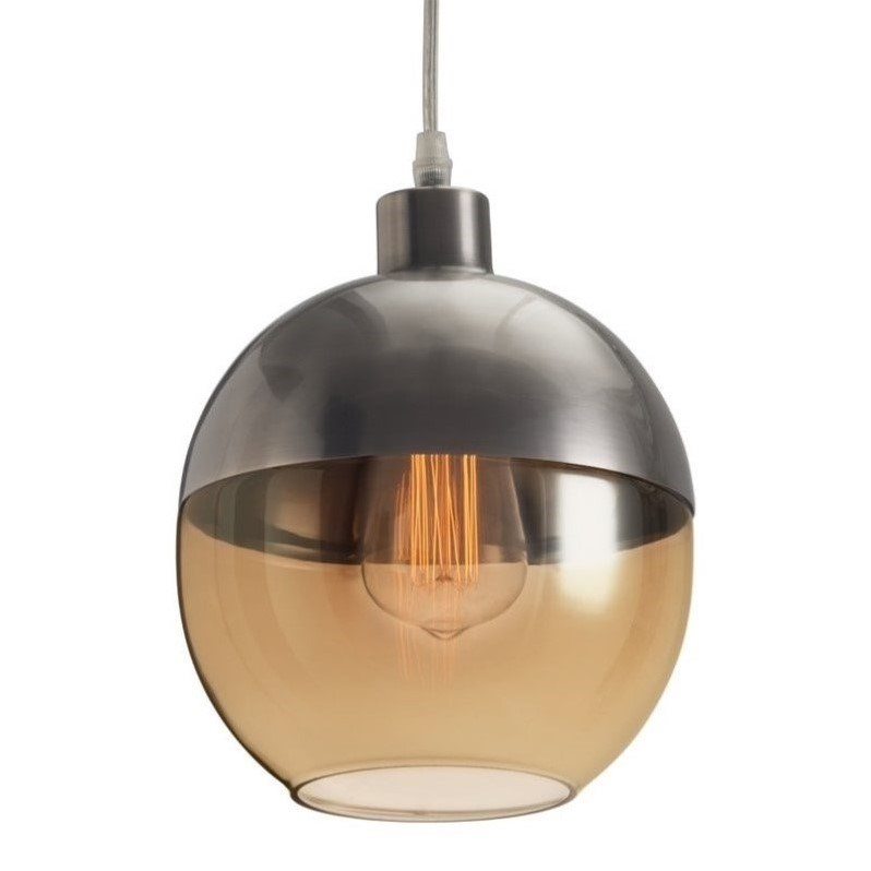 Zuo Trente Glass Ceiling Lamp in Amber