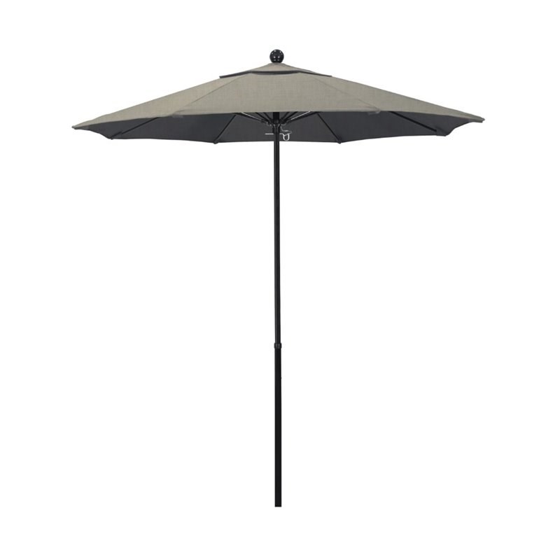 California Umbrella Oceanside 7.5' Black Market Umbrella in Dove