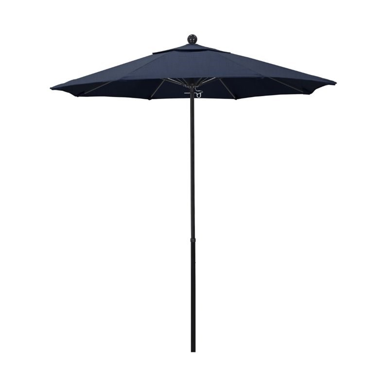 California Umbrella Oceanside 7.5' Black Market Umbrella in Indigo
