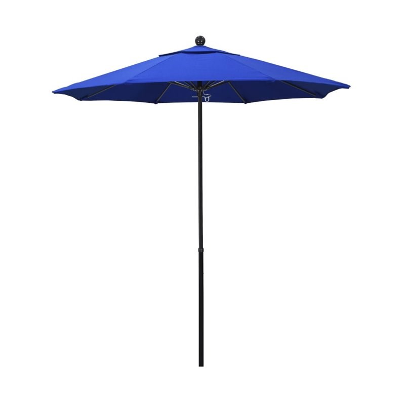 California Umbrella Oceanside 7.5' Black Market Umbrella in Blue