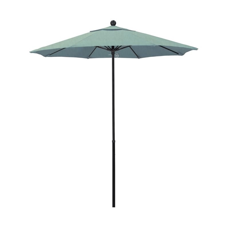 California Umbrella Oceanside 7.5' Black Market Umbrella in Spa