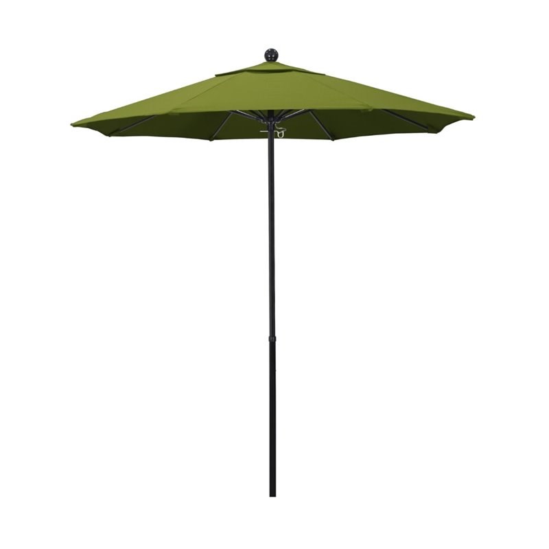 California Umbrella Oceanside 7.5' Black Market Umbrella in Kiwi