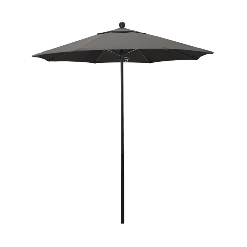 California Umbrella Oceanside 7.5' Black Market Umbrella in Taupe