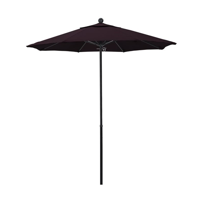 California Umbrella Oceanside 7.5' Black Market Umbrella in Purple