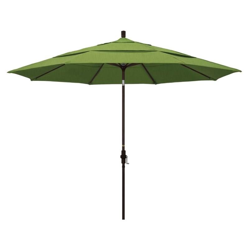 California Umbrella 11' Patio Umbrella in Spectrum Cilantro