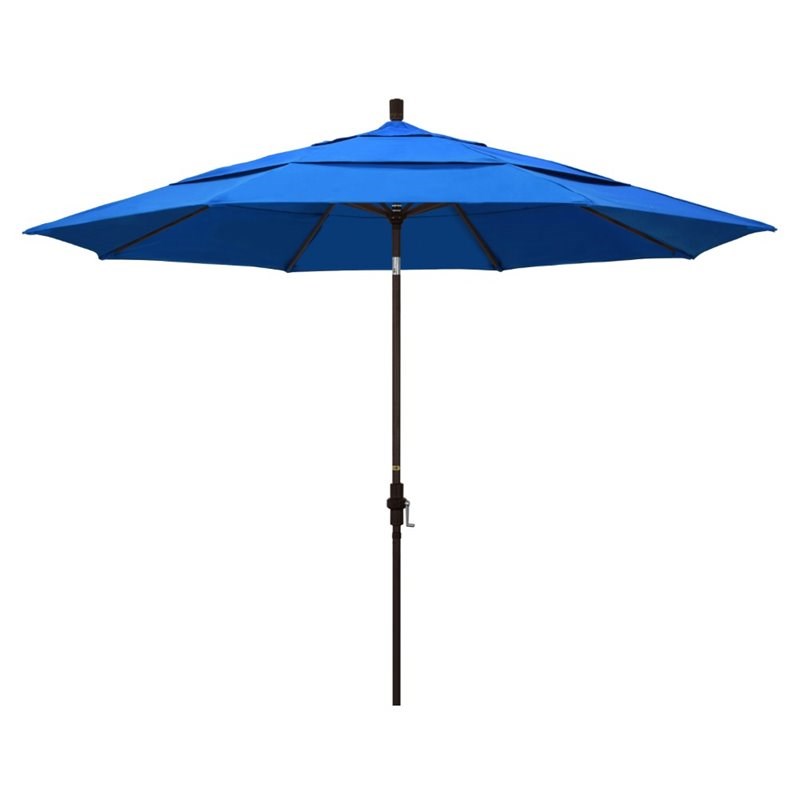 California Umbrella 11' Patio Umbrella in Royal Blue